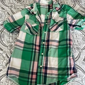 Arizona jeans button down, kids 10/12